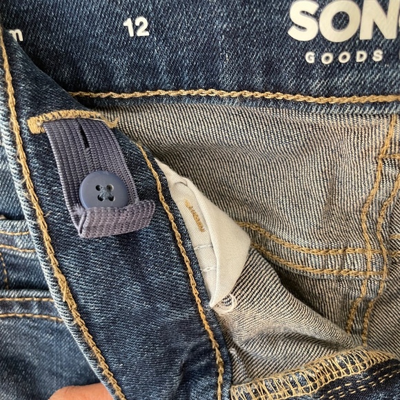 Blue Jeans- flexwear- Straight Leg Slim Fit- Kid Size 12 - Picture 3 of 4